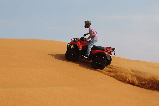 Dubai: Quad Bike Desert Adventure Safari, Desert Sand Boarding - Entering The Dunes: Quad Bike Dune Bashing You Drive Yourself