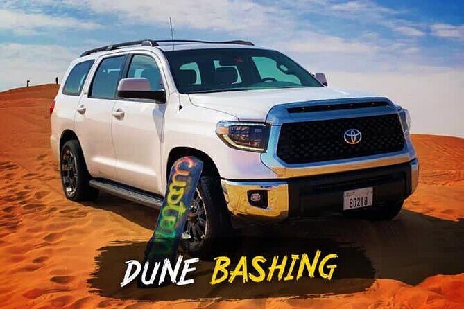 Dubai Quad bike ride 30 Min: Dune bashing, Sand Boarding & Dinner - Dune bashing plus desert camp activities: the adrenaline warm-up