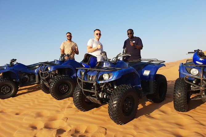 Dubai: Quad Bike Safari, Camels, & Camp with BBQ Dinner - Sandboarding and a Camel Ride: Short, Worth It