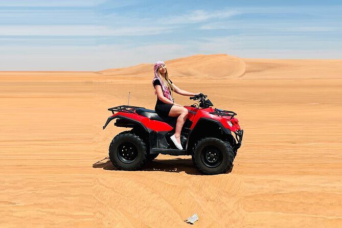 Dubai: Quad Bike Safari, Camels, & Camp with BBQ Dinner - Price and Value: Why $56.87 Can Make Sense