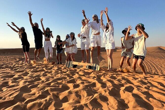 Dubai Red Dune Desert Safari Camel Ride Sandboard & BBQ Dinner - Lahbab Desert and the red-dune vibe you came for