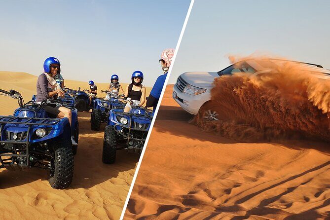 Dubai Red Dune Desert Safari, Sand Boarding, Quad Bike Ride - 15 minutes sandboarding down from the top