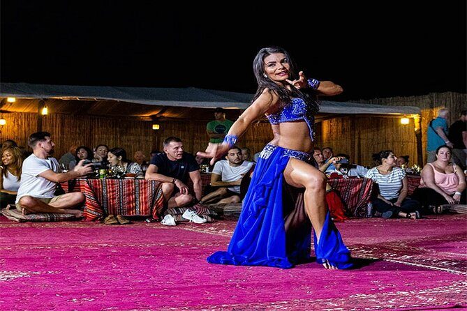 Dubai Red Dune Safari with BBQ Dinner and Live Shows - The Bedouin camp experience: henna, shisha, and real nighttime atmosphere