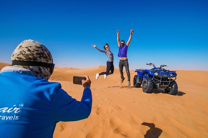Dubai Red Dunes ATV, Camels, Stargazing & 5<em> BBQ Al Khayma Camp – Key highlights you’ll feel right away’ /></p>
<ul>
<li><strong>60 minutes of ATV riding</strong> on the Lahbab red dunes with a provided helmet</li>
<li><strong>Sandboarding + photo stops</strong> during the desert session, not as an afterthought</li>
<li><strong>Al Khayma 5-star camp</strong> with a BBQ buffet and live entertainment</li>
<li><strong>Camel ride and Arabic makeovers</strong> plus henna (women only) and falcon photo opportunities</li>
<li><strong>Evening slots add stargazing and a fire show</strong>, while the 11:30 option is more daytime-focused</li>
</ul>
<h2 id="dubai-red-dunes-atv-from-pickup-to-lahbab-sand">Dubai Red Dunes ATV from pickup to Lahbab sand</h2>
<p><img width="669" height="446" decoding="async" src=