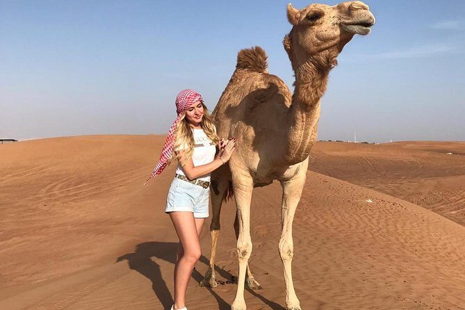 Dubai Red Dunes Desert Safari,ATV Quad Bike Camel Ride&BBQ Dinner - Sunset photo stop: brief, but genuinely useful