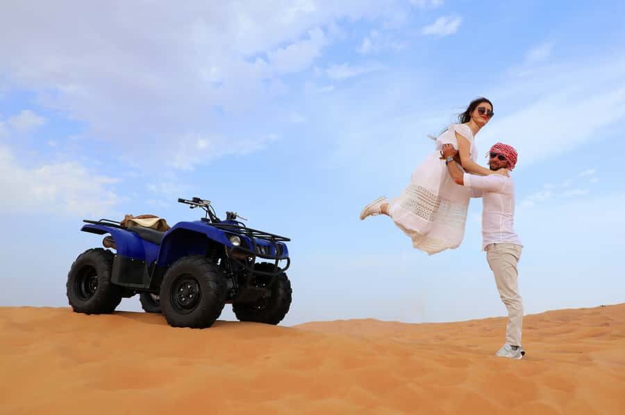 Dubai: Red Dunes Quad Bike with Sandboarding, Camels and BBQ - Getting picked up from Dubai, Sharjah, or Ajman (and why timing matters)