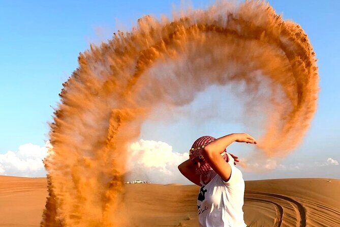 Dubai Red Dunes Safari, Camels, Live BBQ and Live Shows - Stop 1 in Dubai: pickup comfort and the optional ATV add-on