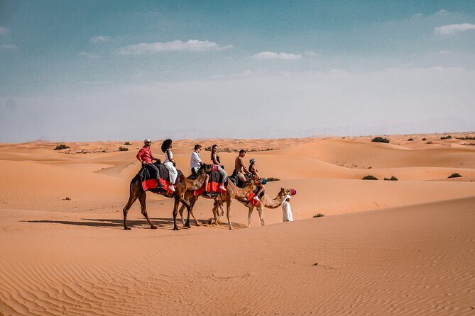 Dubai Red Dunes Safari: Dune Bashing, Camel Ride & Breakfast - The camp stop: breakfast, soft drinks, and no plastic