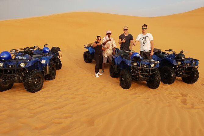 Dubai: Sandboarding, Camel Ride and Red Dune Bashing Safari - Buffet dinner plus belly dancing, fire show, and Tanura