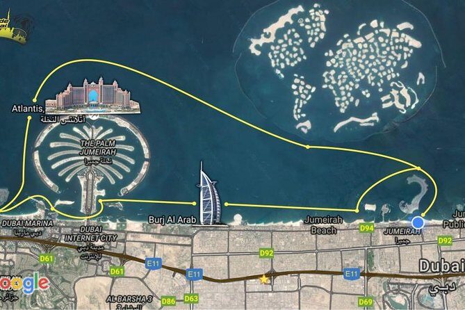 Dubai Sightseeing Tour - Jumeirah Beach Road: the route where the skyline shows off
