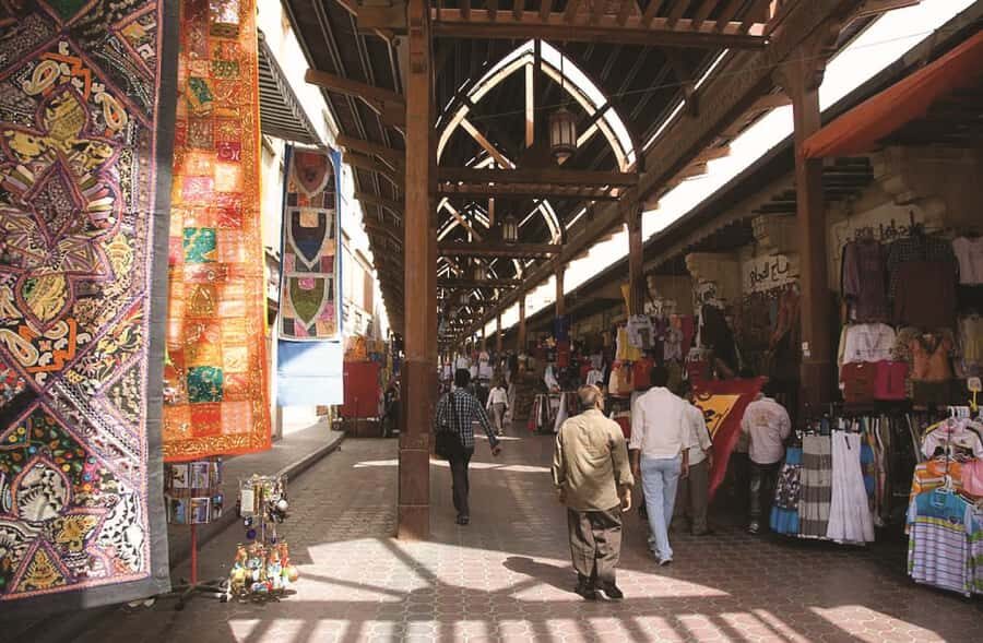Dubai: Signature Old Town, Heritage Souks & Traditional Abra - Downtown Dubai, Burj Khalifa, and the sightline pass-by