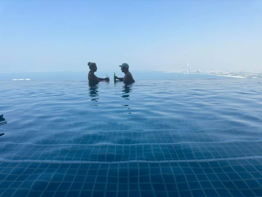 Dubai: Sky Pool and Palm Observatory Access - Sky Pool at Dubai Marina: what the high-water time feels like