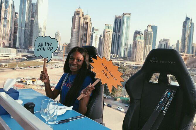 Dubai Sky Views Observatory, Autodrome and Dinner In The Sky Tour - Sky Views Observatory: The 219.5 m Viewpoint Plus a Glass-Tube Slide