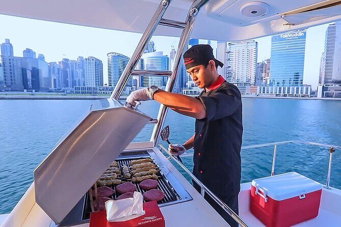 Dubai Sky Walker Sharing Yacht Tour with Live BBQ and Drinks - Value check: what $97.08 buys you on a Dubai yacht