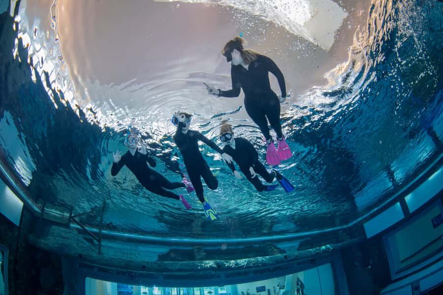 Dubai: Snorkeling at Deep Dive World's Deepest Pool - Gear up: what’s included and how the life jacket changes things