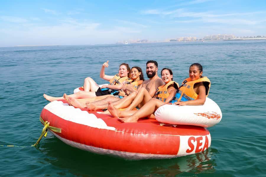 Dubai: Speedboat-Pulled Donut Ride Trip in JBR - Getting to Dubai Harbour: Dockmaster D1 to BC-57