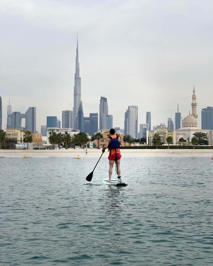 Dubai: Stand-Up Paddle Boarding with Burj Khalifa View - Where it starts: Crystal Clear Watersports and Fishing Harbor Gate