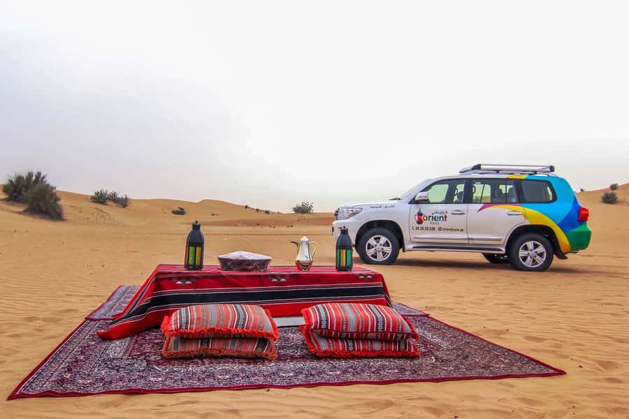 Dubai Sunrise Desert Camel Trek with Breakfast - Dune bashing and the real desert feel: what to expect from Lahbab