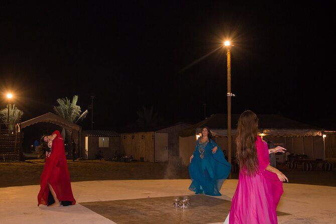 Dubai Sunset Camel Trekking With BBQ Dinner - Henna, shisha, and falcon photos: fun, but know what you’re opting into