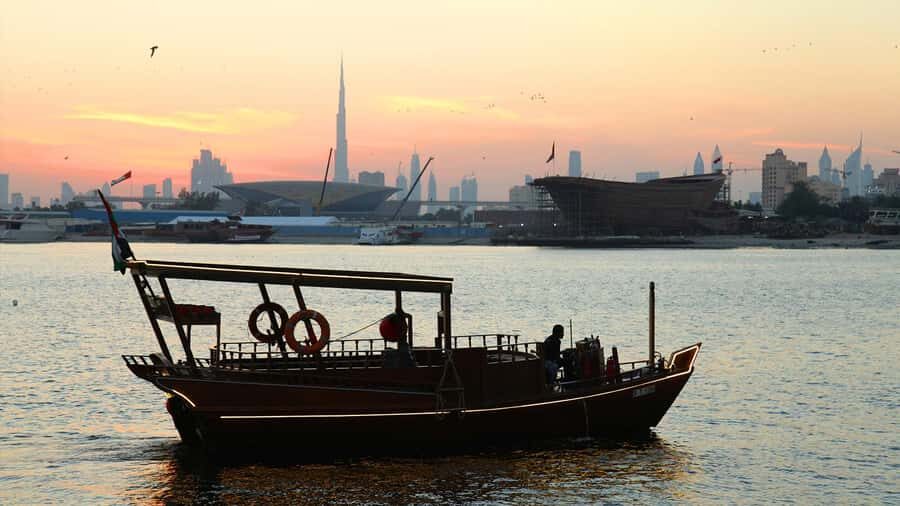Dubai: Sunset Cruise on Traditional Boat & Emirati High Tea - The Sunset Moment: Burj Khalifa’s Best View from the Water