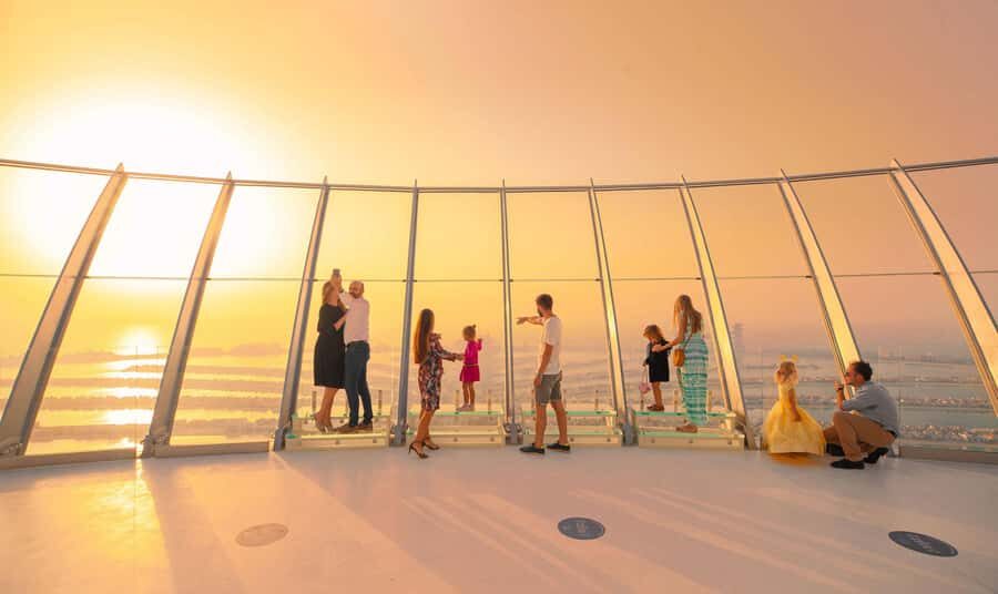 Dubai: The View At The Palm Ticket & 1.5 Afternoon Yacht - Price and value: $54 for sky + sea, not just one view
