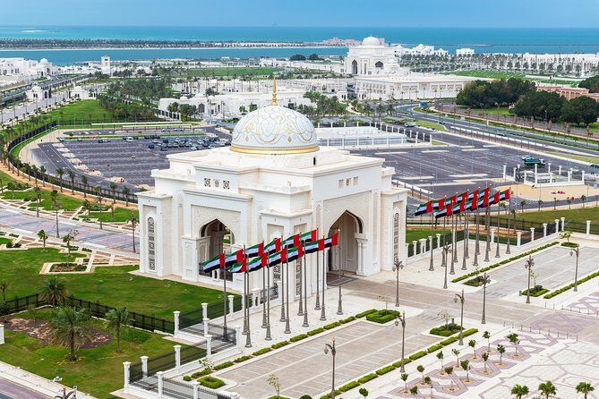 Dubai to Abu Dhabi Day Trip: Grand Mosque, Palace & Etihad Towers - Qasr Al Watan: Palace Grounds Plus Interiors (With Limits)