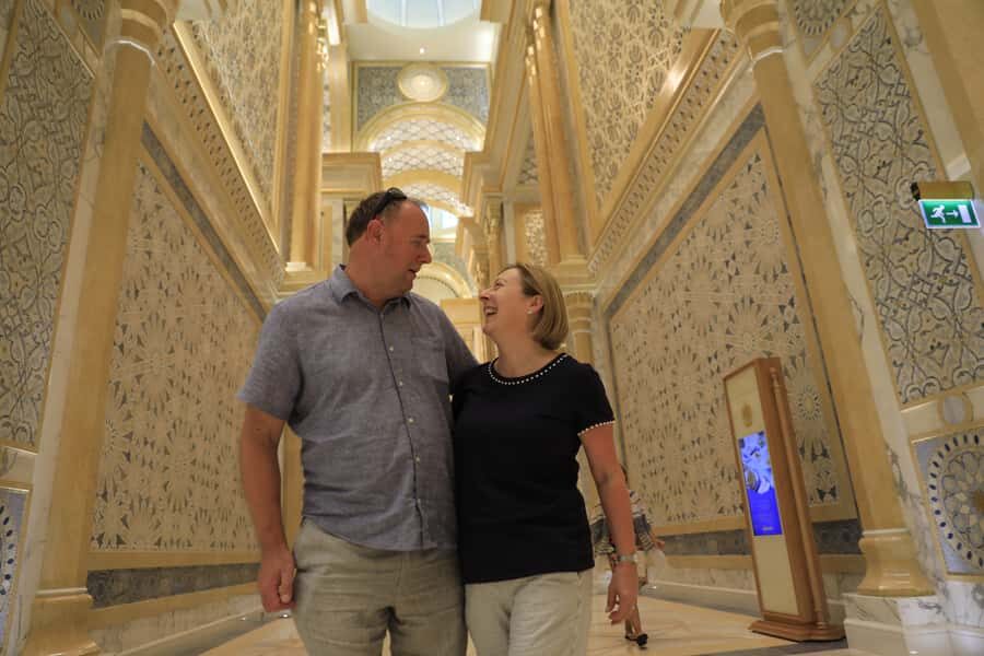 Dubai to Abu Dhabi Private Tour: Grand Mosque & Royal Palace - The tour guide makes the experience feel personal