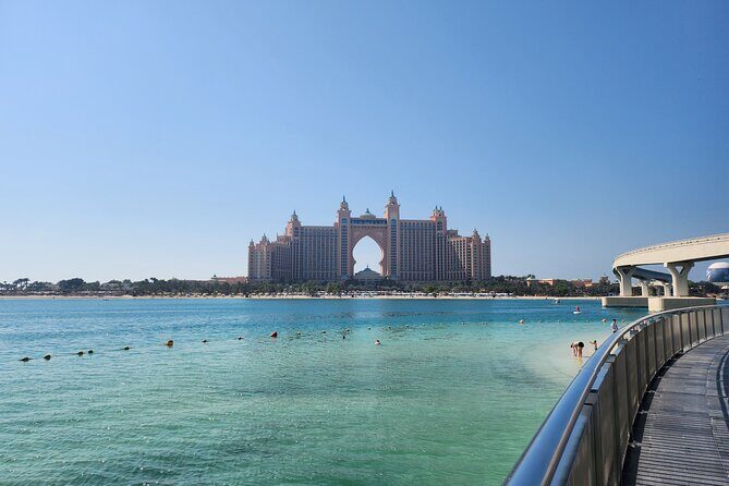 Dubai Top Ten Must-see Sights with Burj Khalifa and Transfers - Palm Jumeirah at The Pointe: Atlantis views without the mega-crowd stress