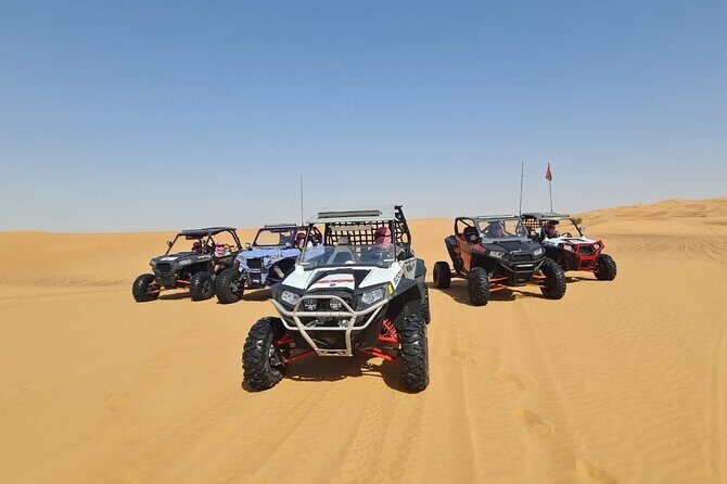 Dubai: Unique SUNSET Buggy Red Dunes Safari - Sandboarding without overthinking it