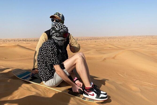 Dubai Unique Sunset Combo: 4WD and Quad Bike Red Dunes Safari - Desert Camp Dinner: BBQ Buffet, Henna, and the Little Comfort Wins