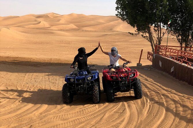 Dubai: Unique SUNSET Quad Bike Red Dunes Safari - Key points to know before you go