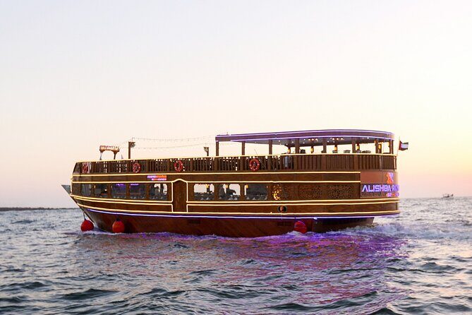 Dubai VIP Dhow Cruise Celeste Enchanting Night Under the Stars - Live singer, international music, and the Tanoura dance