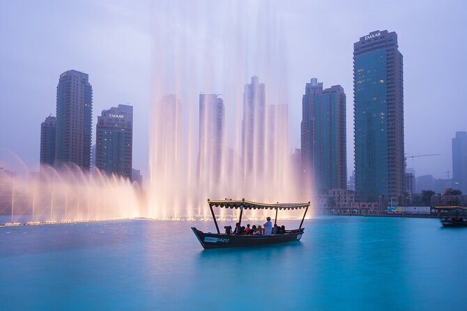 Dubai Water Fountain Show And Lake Ride in Dubai With Transfer - Key highlights to know before you go
