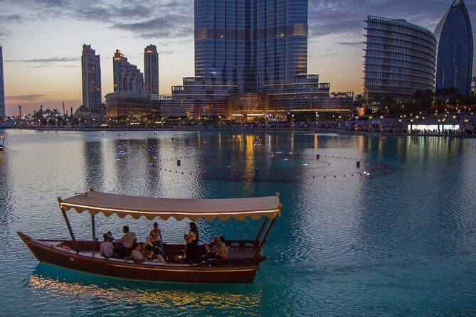 Dubai Water Fountain Show And Lake Ride in Dubai With Transfer - The boat ride on Burj Lake: a smart way to beat the crowds
