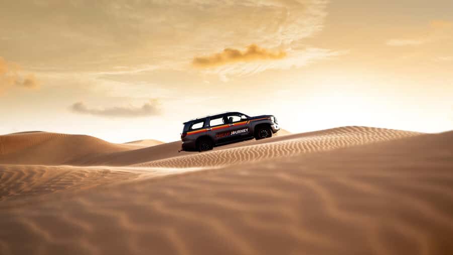 Dubai Waves & Dunes: Luxury Yacht Cruise w/ Red Dunes Safari - Yacht Cruise Choice: 1 Hour Around Marina or 2 Hours Past Palm and Burj Al Arab