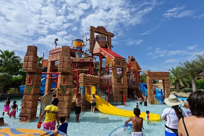 Dubai Wild Wadi Water Park - Family zones, kids splash areas, and the lazy river reset
