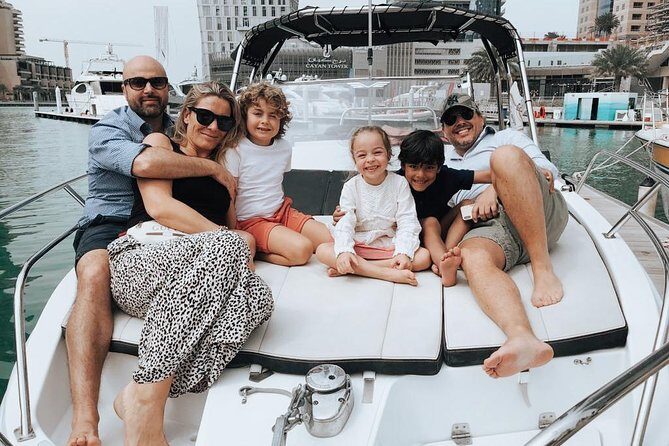 Dubai Yacht Sea escape Cruise, Swim, Tan & Sightsee! - Private mini-yacht over big boats: why this one feels different
