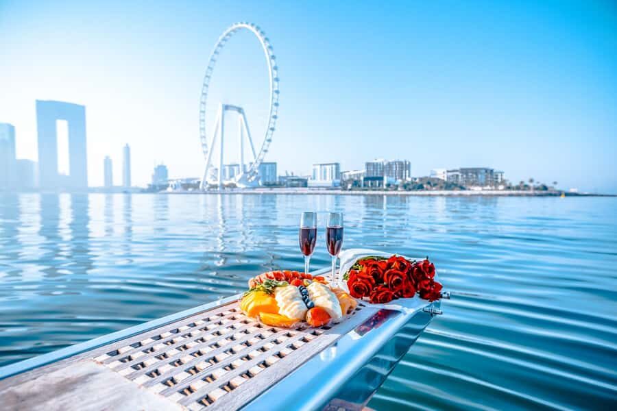 Dubai Yacht Tour - Boat Trip upto 12 guests Private event - Umm Suqeim and the beach angle: a different Dubai coast vibe
