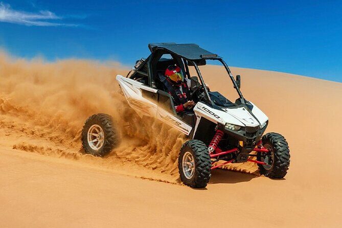 Dune Buggy Ride with Camel Rides, Sand Boarding with Free Pickup from Dubai - Key highlights to know before you go