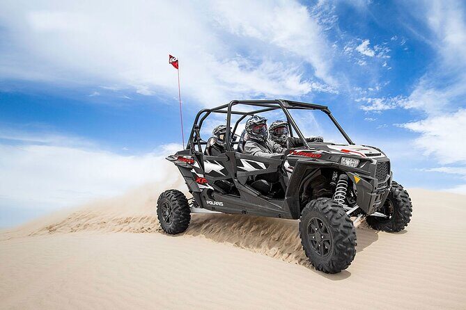 Dune Buggy Ride with Camel Rides, Sand Boarding with Free Pickup from Dubai - Comfort While You Wait: Soft Drinks, Rest Rooms, and Air-Conditioned Breaks