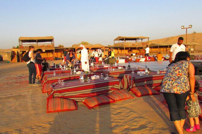 Dune Safari with 4X4 Car and BBQ Dinner - Camp Dinner Timing: BBQ + Soft Drinks + Shows