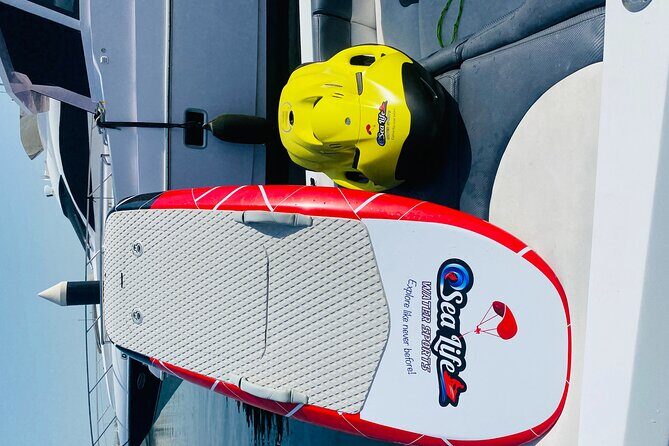 EFoil and Hydrofoil Surfboard Activity in Dubai - Views from the water: JBR and Bluewaters up close
