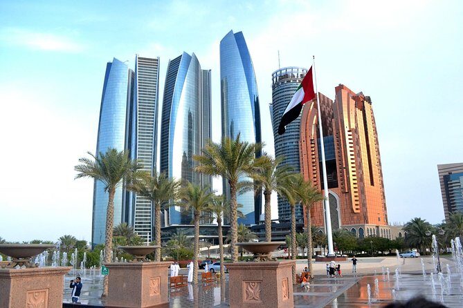 Enjoy Abu Dhabi City Tour and Desert Safari - Camel Farm Visit, Camel Riding, Sand Boarding, and the Little Extras