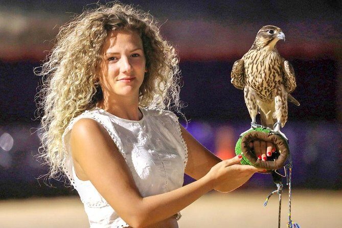 Evening Abu Dhabi Desert Safari & BBQ Dinner- Standard Tour - Camel farm photos and the quick camel ride for pictures