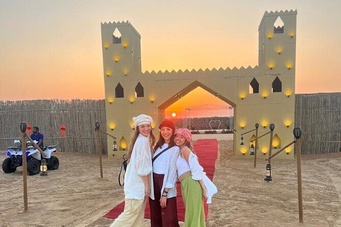 Evening Desert Safari Abu Dhabi - Stargazing on dark desert ground