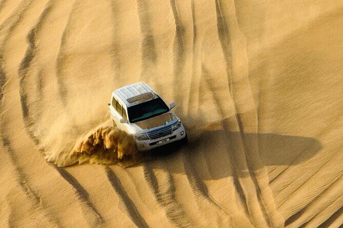 Evening Desert Safari Abu Dhabi with BBQ Dinner & Shows - Desert Dusk in Abu Dhabi: thrill first, culture second, shows last