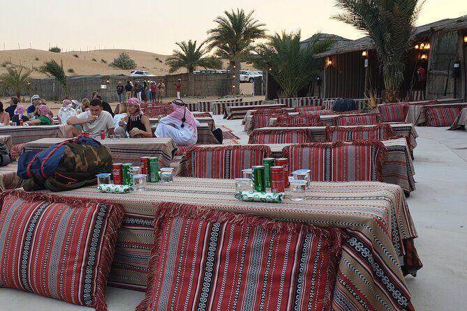 Evening Desert Safari Camel Ride BBQ live shows - Camel Rock, photo stop, and the majesty of Lahbab sands