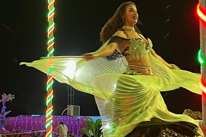 Evening Desert Safari Camel Ride Live Shows Shisha Dinner - The live shows: belly dance, Tanura, and a fire finale