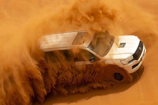 Evening Desert Safari Dubai BBQ Dinner Dune Bashing Dune Buggy - Pickup, 4x4 transport, and the 6–7 hour rhythm