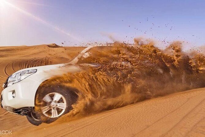 Evening Desert Safari from Dubai with Quad Bike Ride - Lahbab Desert quad biking: automatic quads for first-timers